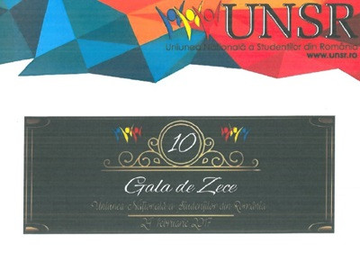Gala de Zece - UNSR